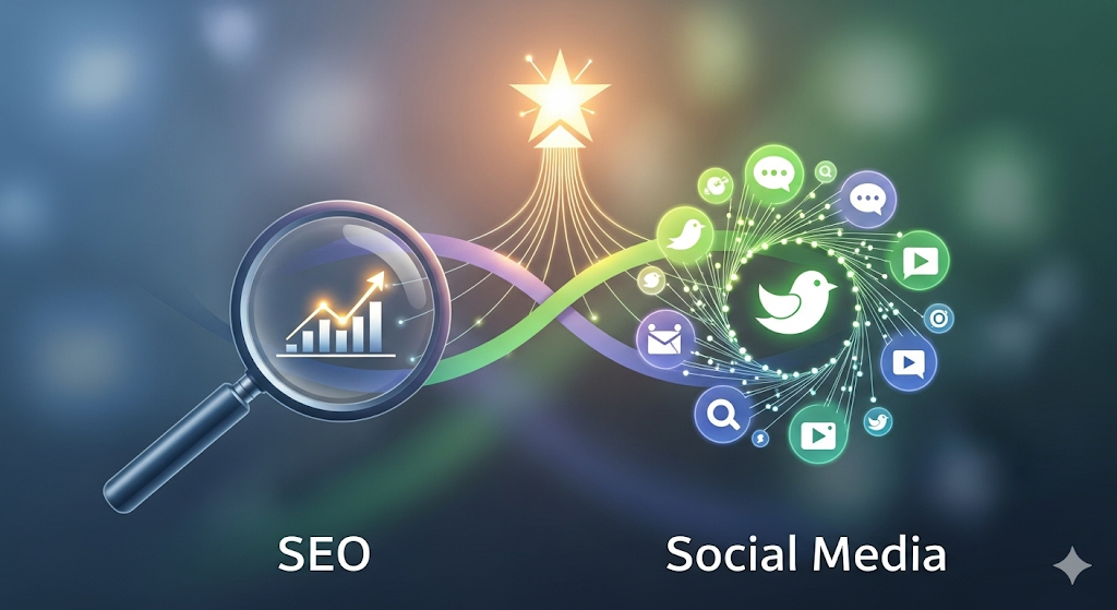 Driving Business Success with Combined SEO and Social Media