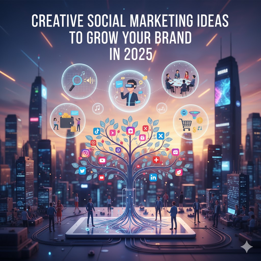 Creative Social Media Marketing Ideas to Grow Your Brand in 2025