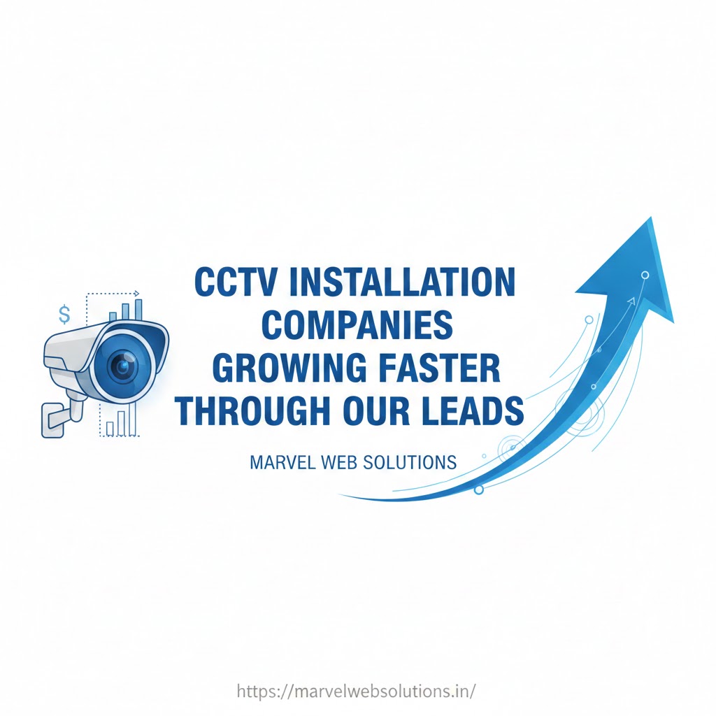 CCTV Installation Companies Growing Faster Through Our Leads