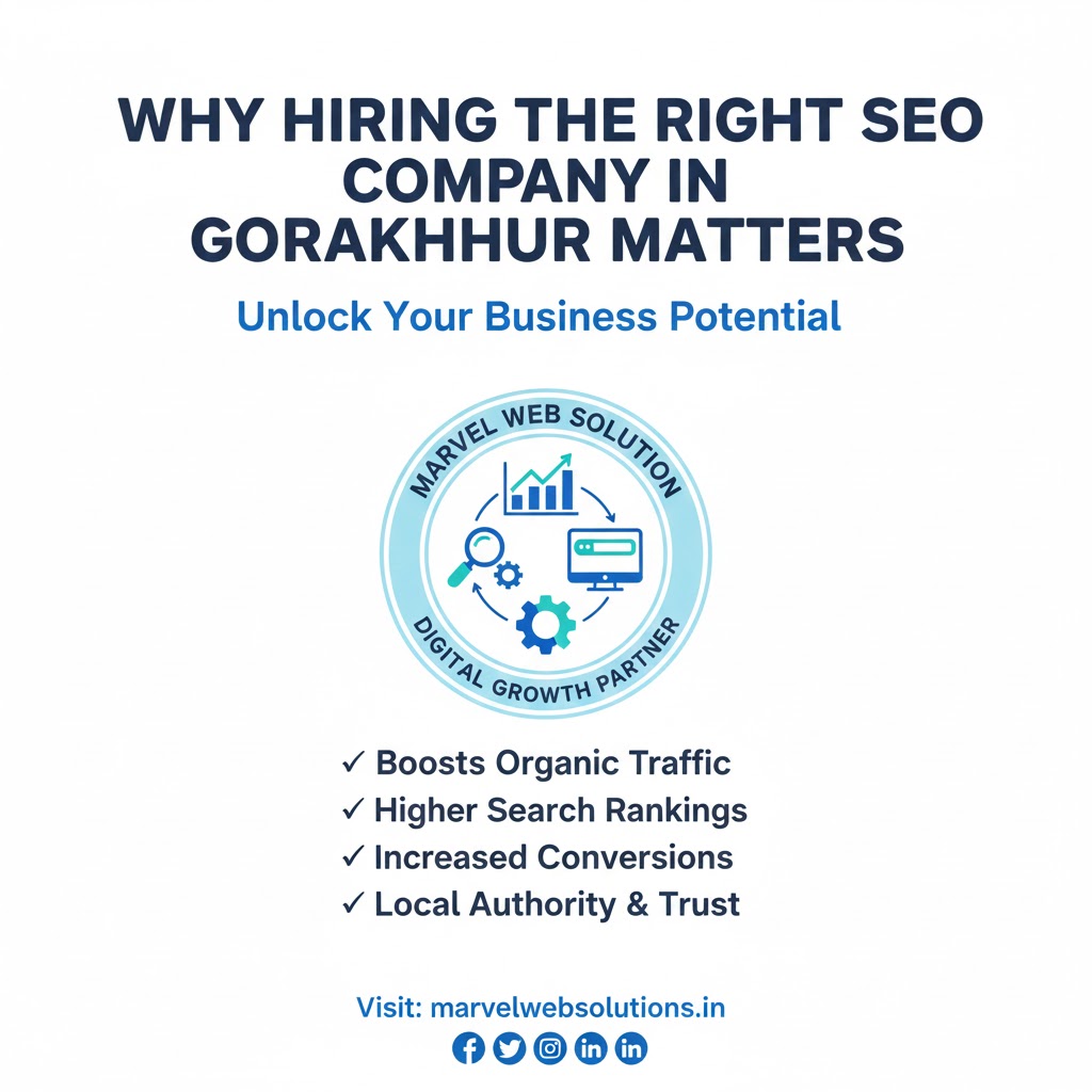 Why Hiring the Right SEO Company in Gorakhpur Matters