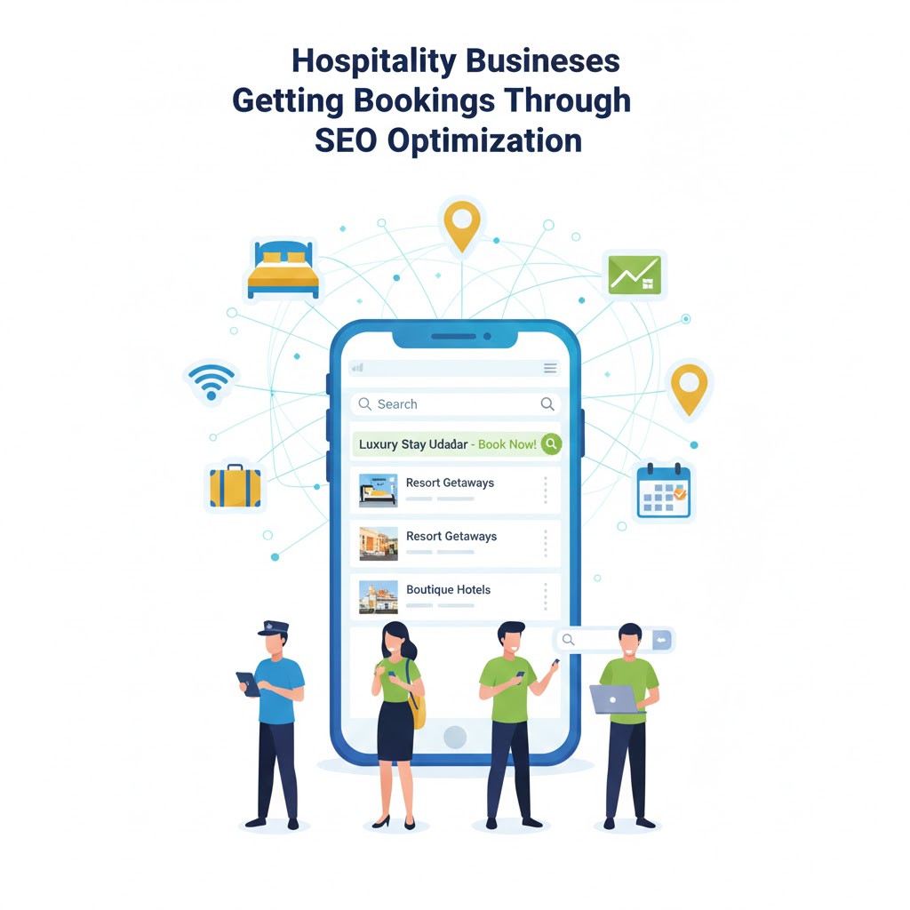 Hospitality Businesses Getting Bookings Through SEO Optimization