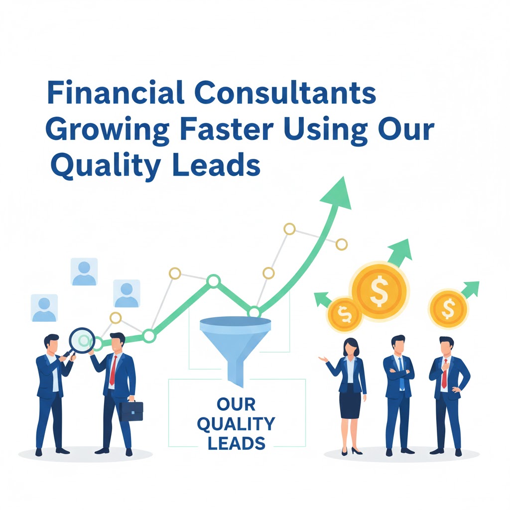 Financial Consultants Growing Faster Using Our Quality Leads