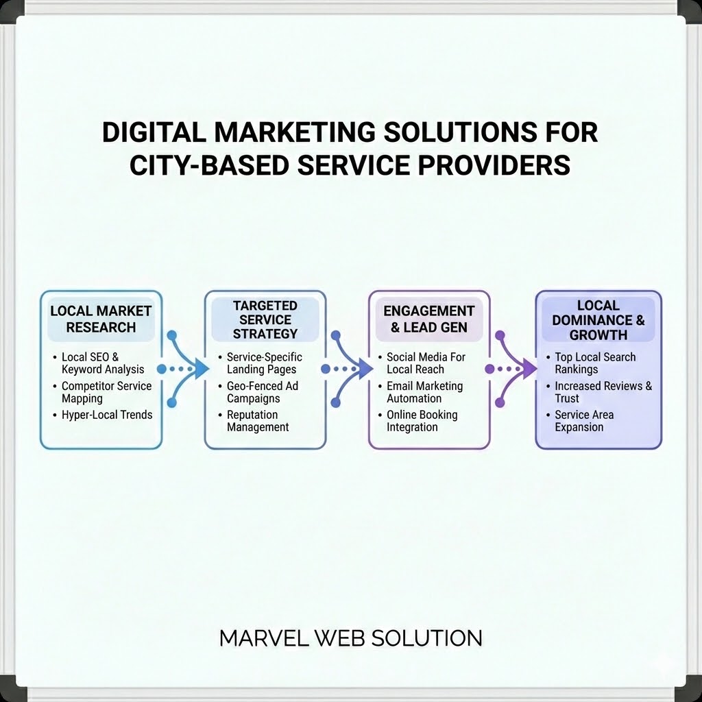 Digital Marketing Solutions for City-Based Service Providers