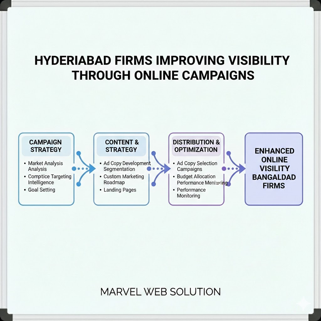 Hyderabad Firms Improving Visibility Through Online Campaigns